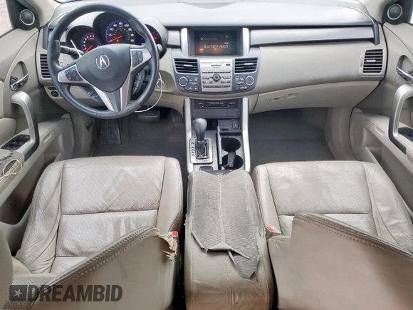 2012 Acura RDX with VIN 5J8TB2H26CA002098, listed as a Copart auction lot 51833525 with 220,498 mi miles and Salvage title. Bid and sale history available at DreamBid. Image 8.