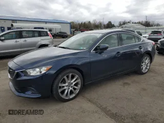 2015 Mazda 6 i Touring with VIN JM1GJ1V51F1183983, listed as a Copart auction lot 53040185 with 77,054 mi miles and Salvage Title. Bid and sale history available at carsss.com. Image 1.