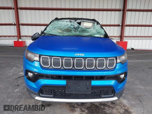 2022 Jeep Compass Limited с VIN 3C4NJDCB7NT201105, выставлен на аукционе IAAI как лот 40547926 с пробегом 12 872 миль миль и . История ставок и продаж доступна на DreamBid. Изображение 12.