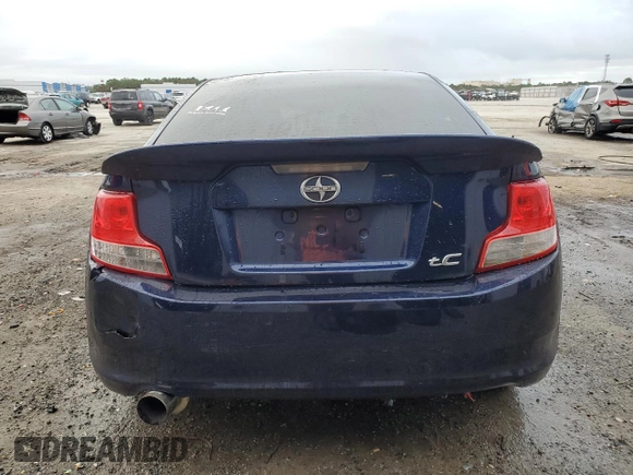 2012 Scion tC with VIN JTKJF5C76C3028115, listed as a Copart auction lot 85315184 with 133,637 mi miles and Salvage Title. Bid and sale history available at carsss.com. Image 6.