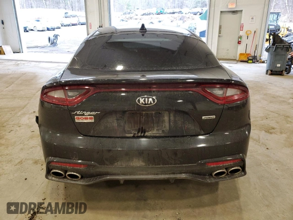 2018 Kia Stinger Premium with VIN KNAE25LA0J6024179, listed as a Copart auction lot 45175454 with 53,461 mi miles and Non Repairable. Bid and sale history available at DreamBid. Image 6.