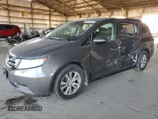 2014 Honda Odyssey EX-L with VIN 5FNRL5H61EB045056, listed as a Copart auction lot 88178255 with 112,464 mi miles and Salvage Title. Bid and sale history available at carsss.com. Image 1.