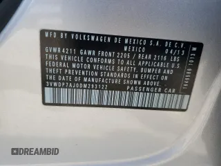 2013 Volkswagen Jetta Sedan SE with VIN 3VWDP7AJ0DM293122, listed as a Copart auction lot 45988205 with 145,268 mi miles and Salvage Title. Bid and sale history available at carsss.com. Image 13.