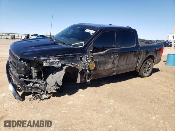 2022 Ford F-150 XL with VIN 1FTFW1E80NKD37115, listed as a Copart auction lot 48142325 with 139,735 mi miles and Salvage Title. Bid and sale history available at DreamBid. Image 1.