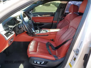 2018 BMW 7 Series 750i with VIN WBA7F0C53JGM23021, listed as a Copart auction lot 38758303 with 0 mi miles. Bid and sale history available at carsss.com. Image 7.