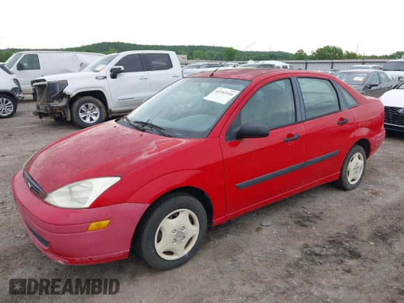 2001 Ford Focus LX with VIN 1FAFP33P81W307002, listed as a IAAI auction lot 42192534 with 193,593 mi miles and . Bid and sale history available at carsss.com. Image 2.