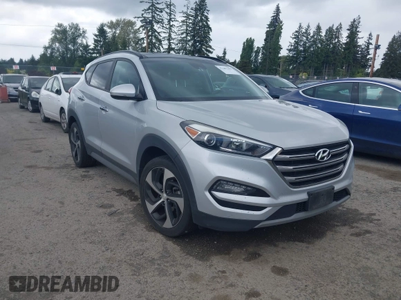 2017 Hyundai Tucson Sport z VIN KM8J33A29HU351910, wystawiony jako IAAI lot #42281390 z przebiegiem 110 522 mil mil oraz . Historia ofert i sprzedaży dostępna na DreamBid. Obrazek 1.