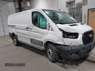 2023 Ford Transit z VIN 1FTYE2Y8XPKB54210, wystawiony jako IAAI lot #42476831 z przebiegiem 53 301 mil mil oraz . Historia ofert i sprzedaży dostępna na DreamBid. Obrazek 1.