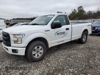 2017 Ford F-150 XL with VIN 1FTMF1C87HKD66688, listed as a Copart auction lot 43956155 with 191,424 mi miles and Salvage Title. Bid and sale history available at carsss.com. Image 1.