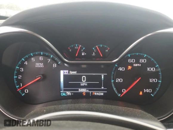 2016 Chevrolet Impala LT with VIN 2G1115S36G9125714, listed as a Copart auction lot 51483395 with 64,662 mi miles and Salvage Title. Bid and sale history available at DreamBid. Image 9.