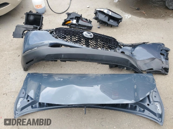 2023 Mazda CX-30 S Carbon Edition with VIN 3MVDMBCM9PM573338, listed as a Copart auction lot 47955565 with 19,814 mi miles and Salvage Title. Bid and sale history available at DreamBid. Image 13.