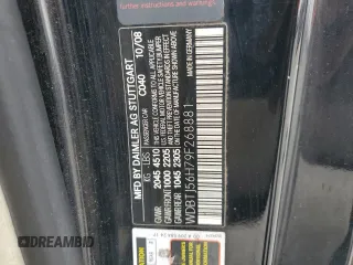 2009 Mercedes-Benz CLK 350 with VIN WDBTJ56H79F268881, listed as a Copart auction lot 79598644 with 147,088 mi miles and Salvage Title. Bid and sale history available at DreamBid. Image 12.