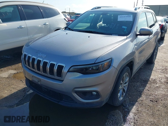 2019 Jeep Cherokee Latitude Plus with VIN 1C4PJLLB5KD403431, listed as a IAAI auction lot 42127918 with 94,360 mi miles and . Bid and sale history available at DreamBid. Image 19.