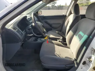2001 Honda Civic LX with VIN 2HGES16591H574104, listed as a Copart auction lot 54454755 with 240,876 mi miles and Salvage Title. Bid and sale history available at carsss.com. Image 7.