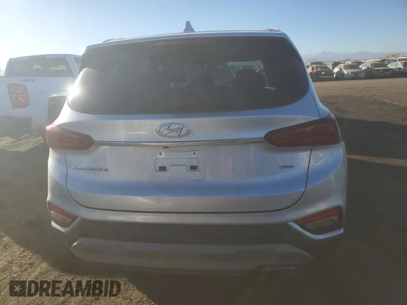 2019 Hyundai Santa Fe SEL with VIN 5NMS3CAD0KH053609, listed as a Copart auction lot 88944965 with 63,013 mi miles and Salvage Title. Bid and sale history available at carsss.com. Image 6.
