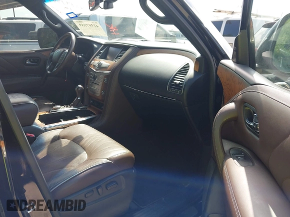 2016 Infiniti QX80 with VIN JN8AZ2NE9G9125213, listed as a IAAI auction lot 42397559 with 187,304 mi miles and . Bid and sale history available at DreamBid. Image 5.