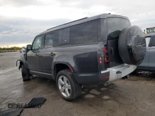 2023 Land Rover Defender with VIN SALEVFEU1P2142841, listed as a Copart auction lot 77387354 with 21,441 mi miles and Salvage title. Bid and sale history available at DreamBid. Image 2.