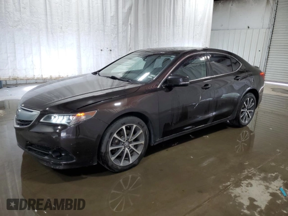 2015 Acura TLX Technology with VIN 19UUB2F53FA003781, listed as a Copart auction lot 64275735 with 216,210 mi miles and Clean title. Bid and sale history available at DreamBid. Image 1.