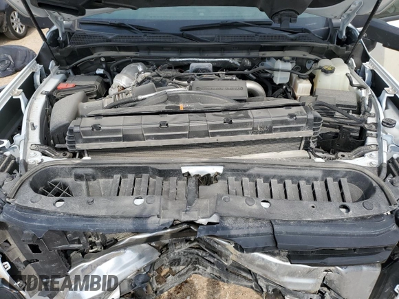 2024 GMC Sierra 1500 with VIN 1GT38LEY8RF170736, listed as a Copart auction lot 55106695 with 22,393 mi miles and Salvage Title. Bid and sale history available at DreamBid. Image 11.