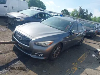 2014 Infiniti Q50 Premium with VIN JN1BV7AP2EM688259, listed as a IAAI auction lot 42149158 with 252,078 mi miles and . Bid and sale history available at DreamBid. Image 17.