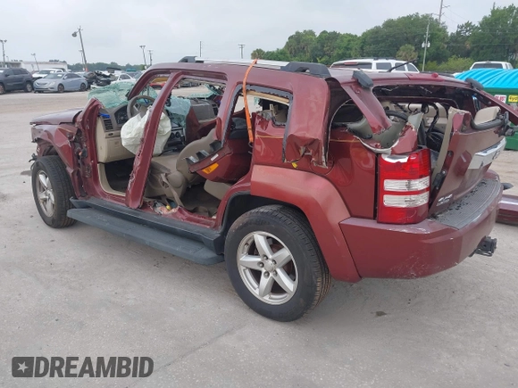 2008 Jeep Liberty Limited with VIN 1J8GN58K58W233330, listed as a IAAI auction lot 39381193 with 213,205 mi miles and . Bid and sale history available at carsss.com. Image 3.