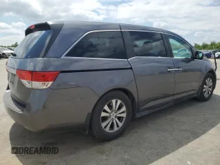 2016 Honda Odyssey EX-L with VIN 5FNRL5H61GB029782, listed as a Copart auction lot 53917895 with 139,630 mi miles and Salvage Title. Bid and sale history available at carsss.com. Image 3.