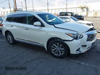 2015 Infiniti QX60 with VIN 5N1AL0MN5FC549388, listed as a IAAI auction lot 41425655 with 63,002 mi miles. Bid and sale history available at carsss.com. Image 1.