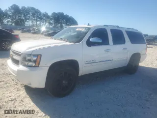 2014 Chevrolet Suburban LTZ with VIN 1GNSCKE02ER105377, listed as a Copart auction lot 76697154 with 229,461 mi miles and Salvage Title. Bid and sale history available at carsss.com. Image 1.