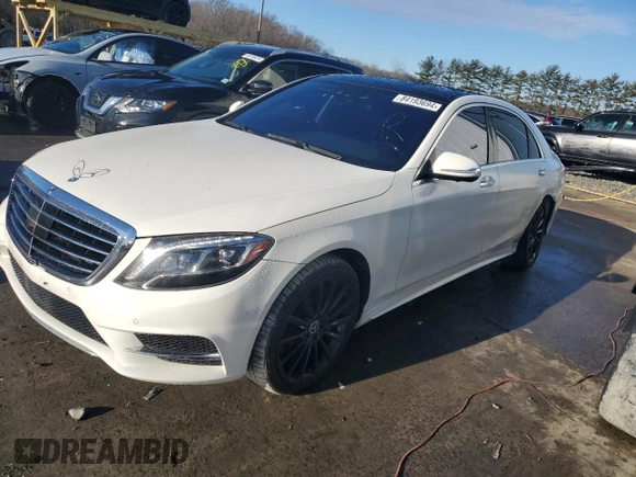 2017 Mercedes-Benz S 550 with VIN WDDUG8FB8HA325379, listed as a Copart auction lot 84193694 with 84,522 mi miles and Salvage Title. Bid and sale history available at carsss.com. Image 1.