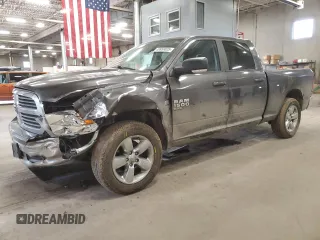 2019 Ram 1500 Big Horn z VIN 1C6RR7TT2KS596335, wystawiony jako Copart lot #48956805 z przebiegiem 137 015 mil mil oraz Szkoda całkowita • Salvage title. Historia ofert i sprzedaży dostępna na DreamBid. Obrazek 1.