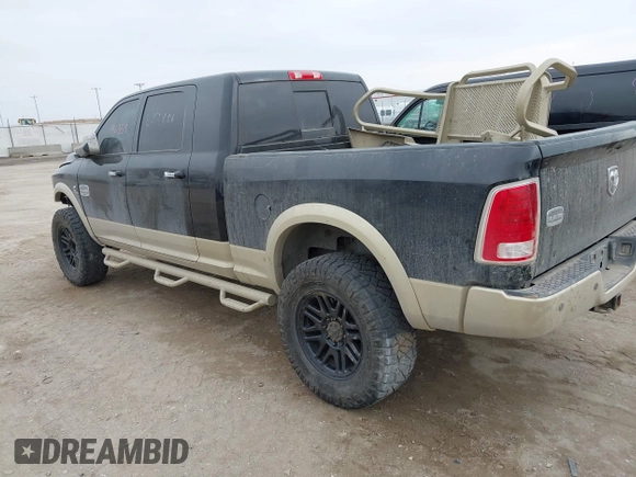 2013 Ram 2500 Longhorn with VIN 3C6UR5PL8DG535266, listed as a IAAI auction lot 41656359 with 202,487 mi miles and . Bid and sale history available at DreamBid. Image 3.