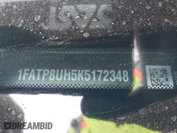 2019 Ford Mustang EcoBoost с VIN 1FATP8UH5K5172348, выставлен на аукционе IAAI как лот 42045242 с пробегом 50 563 миль миль и . История ставок и продаж доступна на DreamBid. Изображение 17.