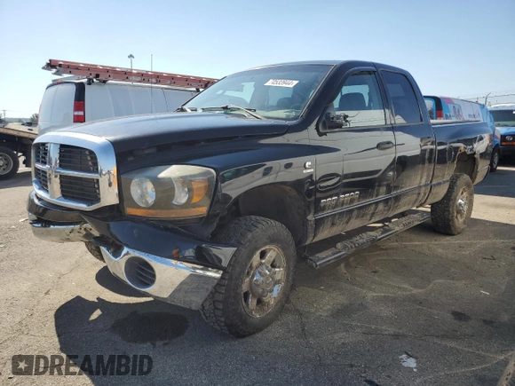 2006 Dodge 2500 SLT with VIN 1D7KS28C66J136350, listed as a Copart auction lot 74533944 with 163,528 mi miles and Salvage Title. Bid and sale history available at DreamBid. Image 1.