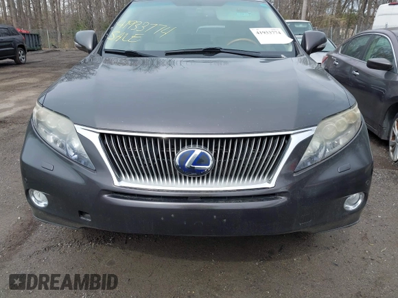 2010 Lexus RX 450h with VIN JTJBC1BA5A2408301, listed as a IAAI auction lot 41933774 with 264,134 mi miles and . Bid and sale history available at DreamBid. Image 6.