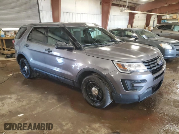 2018 Ford Police Interceptor Utility z VIN 1FM5K8ATXJGC77170, wystawiony jako Copart lot #76998874 z przebiegiem 133 130 mil mil oraz Czysty tytuł • Clean title. Historia ofert i sprzedaży dostępna na DreamBid. Obrazek 4.