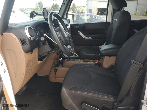 2015 Jeep Wrangler Unlimited Sahara with VIN 1C4BJWEG2FL577845, listed as a Copart auction lot 51267315 with 125,830 mi miles and Salvage Title. Bid and sale history available at carsss.com. Image 7.