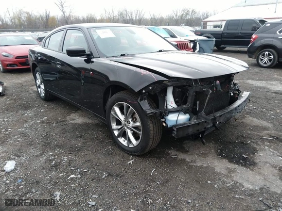 2022 Dodge Charger SXT with VIN 2C3CDXJG3NH206345, listed as a IAAI auction lot 40844458 with 49,387 mi miles. Bid and sale history available at carsss.com. Image 1.