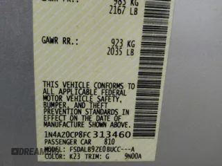 2015 Nissan LEAF SV with VIN 1N4AZ0CP8FC313460, listed as a Copart auction lot 51716765 with 90,163 mi miles and Salvage Title. Bid and sale history available at carsss.com. Image 15.