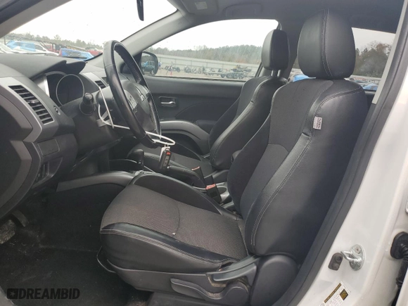 2010 Mitsubishi Outlander SE with VIN JA4AS3AW3AZ006837, listed as a Copart auction lot 83520134 with 91,672 mi miles and Salvage Title. Bid and sale history available at carsss.com. Image 7.