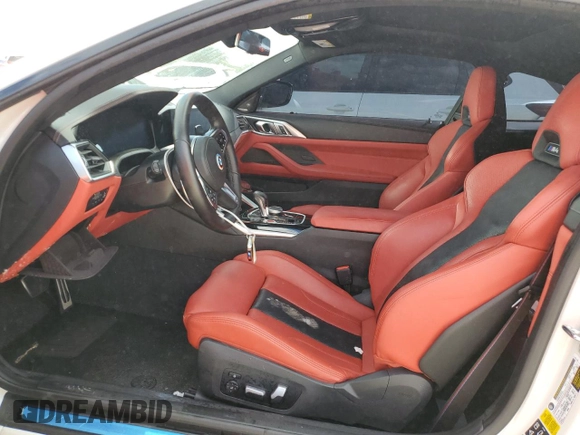 2023 BMW M4 Competition xDrive with VIN WBS43AZ07PCM93498, listed as a Copart auction lot 77186764 with 36,427 mi miles and Non Repairable. Bid and sale history available at carsss.com. Image 7.