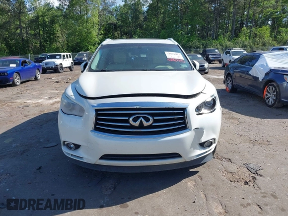 2015 Infiniti QX60 with VIN 5N1AL0MM1FC524964, listed as a IAAI auction lot 42010993 with 144,670 mi miles and . Bid and sale history available at DreamBid. Image 6.