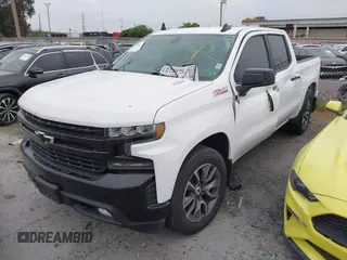 2021 Chevrolet Silverado 1500 RST with VIN 3GCUYEET6MG194383, listed as a IAAI auction lot 42000451 with 145,704 mi miles. Bid and sale history available at carsss.com. Image 2.