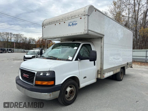 2018 GMC Savana z VIN 7GZ37SCG4JN001057, wystawiony jako Copart lot #54384465 z przebiegiem 206 021 mil mil oraz Tytuł czysty. Historia ofert i sprzedaży dostępna na DreamBid. Obrazek 2.