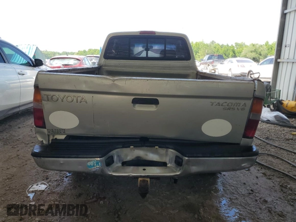 2000 Toyota Tacoma with VIN 4TAWN72N0YZ589681, listed as a Copart auction lot 55219145 with 204,946 mi miles and Salvage title. Bid and sale history available at DreamBid. Image 6.