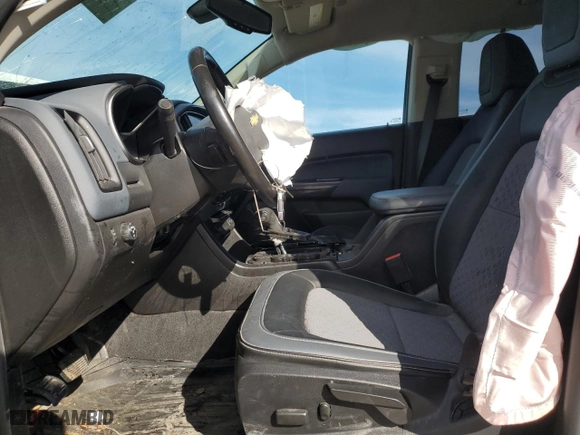 2021 Chevrolet Colorado 2WD Z71 with VIN 1GCGSDEN1M1200745, listed as a Copart auction lot 87751735 with 44,863 mi miles and Salvage Title. Bid and sale history available at carsss.com. Image 7.