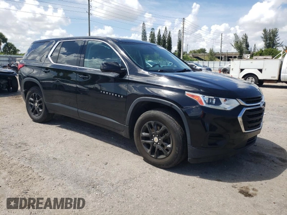 2019 Chevrolet Traverse LS with VIN 1GNERFKW8KJ180431, listed as a Copart auction lot 69841374 with 98,065 mi miles and Non Repairable. Bid and sale history available at carsss.com. Image 4.