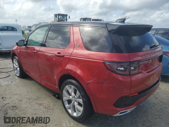 2020 Land Rover Discovery Sport S R-Dynamic with VIN SALCT2FX1LH842588, listed as a Copart auction lot 75255504 with 0 mi miles and Non Repairable. Bid and sale history available at carsss.com. Image 2.