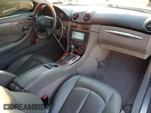 2009 Mercedes-Benz CLK-Class 3.5L with VIN WDBTK56F19T101462, listed as a Copart auction lot 78019244 with 170,288 mi miles and Salvage Title. Bid and sale history available at carsss.com. Image 8.