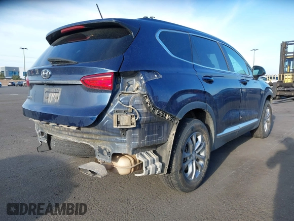 2019 Hyundai Santa Fe SE z VIN 5NMS23AD8KH096209, wystawiony jako IAAI lot #42235035 z przebiegiem 76 543 mil mil oraz . Historia ofert i sprzedaży dostępna na DreamBid. Obrazek 4.