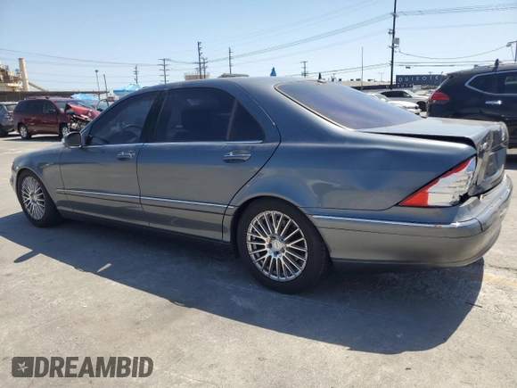 2005 Mercedes-Benz S 430 z VIN WDBNG70J15A451750, wystawiony jako Copart lot #58268095 z przebiegiem 129 776 mil mil oraz Szkoda całkowita • Salvage title. Historia ofert i sprzedaży dostępna na DreamBid. Obrazek 2.